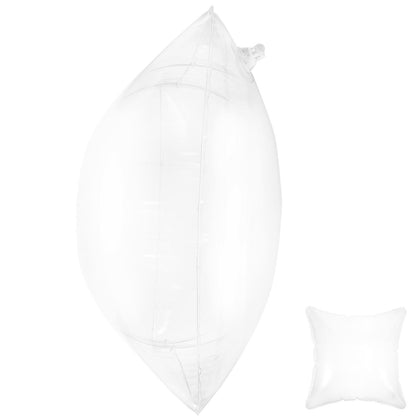 Clear Inflatable Pillow For Outdoor Cushion Air Valve Foldable Portable PVC Transparent Inserts Stuffer Sofa Throw Travel