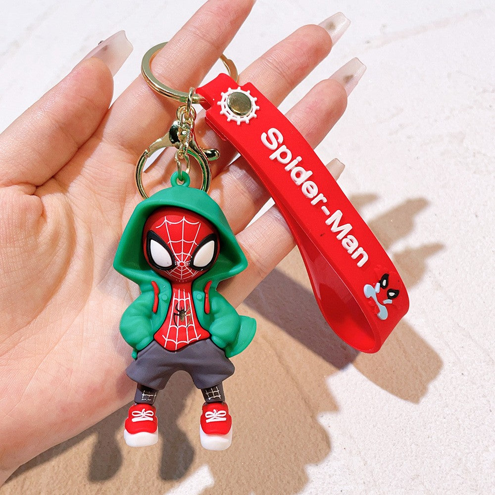 Marvel Spider Man Boneco Fofo Widget Bonecos de Ação Vingadores Homem de Ferro Capitão América Chaveiro Bolsa Chaveiro Widget Presentes de Aniversário
