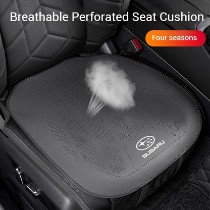 Almofada de Assento Ventilada de Couro para Carro Capa de Assento para Subaru STI Brz Wrx Xv Ascent Forester Outback Impreza Legacy Acessórios