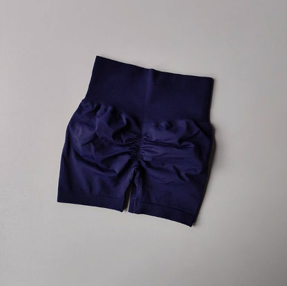 Peach Hip Lifting Sports Shorts Women High Waist and Waist Tightening Slimming Running Hip Speed Drying Three Point Tight Pants