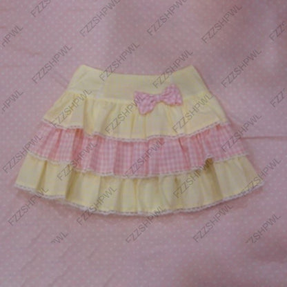 Women's Skirt Fashion Streetwear Pink Polka Dot Pattern Sports Casual Style vintage Y2K Emo Girls Sweet Harajuku Cute Slim Skirt