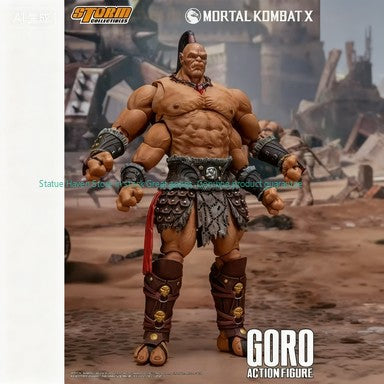 ?Em Estoque?Boneco de Ação Original GORO da Storm Collectibles Mortal Kombat Presente Brinquedo Modelo