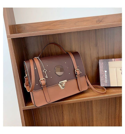 Magic Academy Style Cambridge Bag Handheld Crossbody British Style Postman Bag