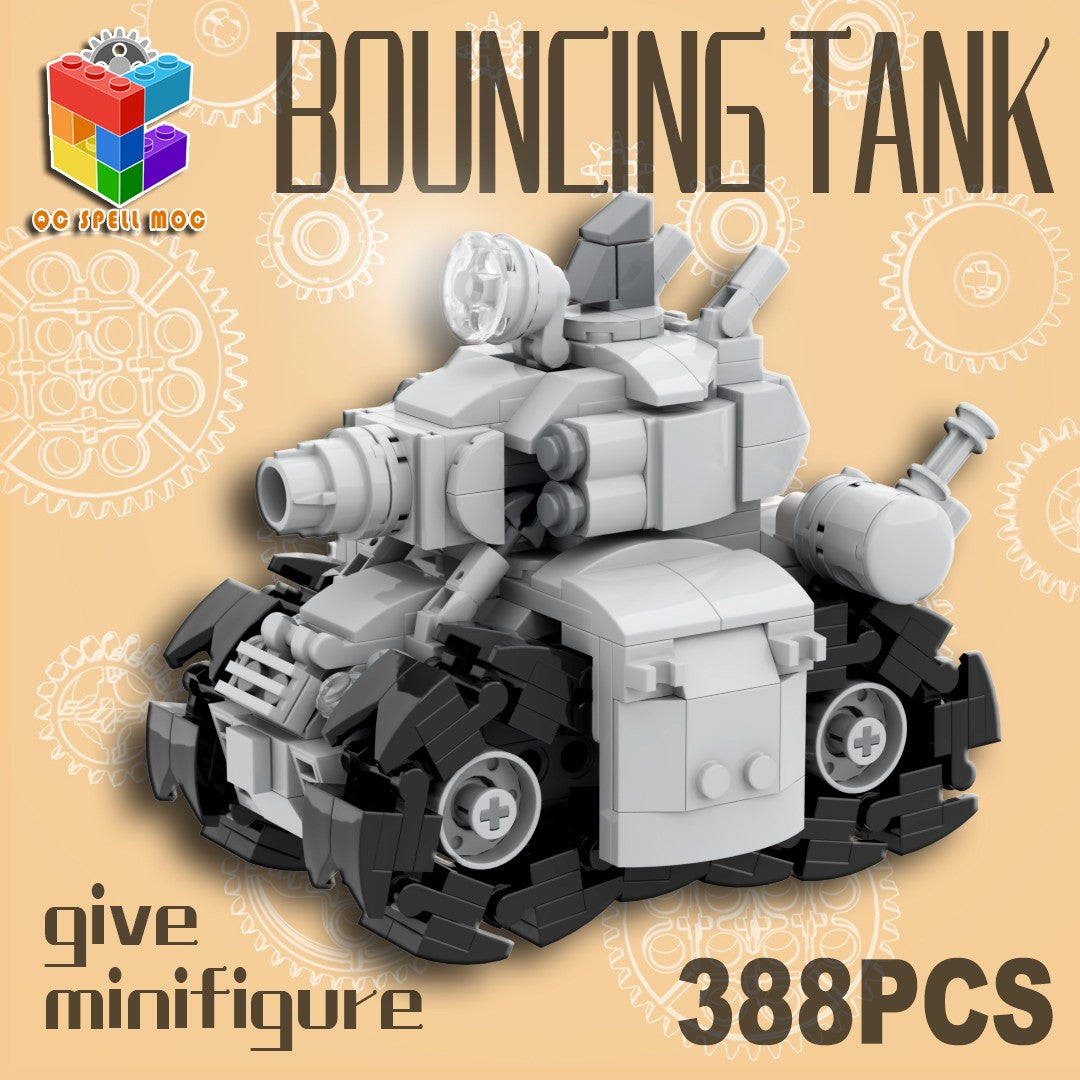 MOC Metal Slug Militar Blocos de Construção Conjunto Tanque Avião Submarino Robô Mecha Arma Alivio do Estresse Soldados Modelo Brinquedos Infantis