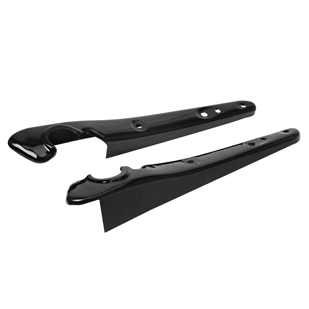 Par de Suportes Traseiros de Para-lama Brilhante para Motocicleta, Capas de Para-lama, Suporte de Seta para Harley Sportsters XL 883 1200 48 72