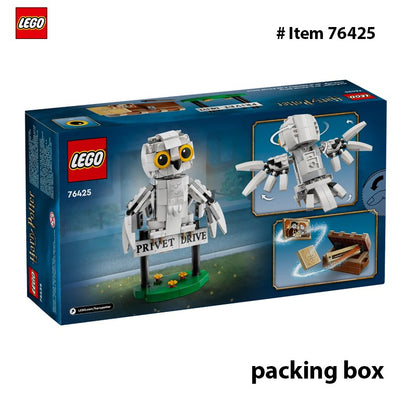 LEGO 76425 Harry Potter Edwiges na Rua dos Alfeneiros 4, Brinquedo Fantasia Montável com Figura de Coruja de Harry Potter, Ideia de Presente e Crianças
