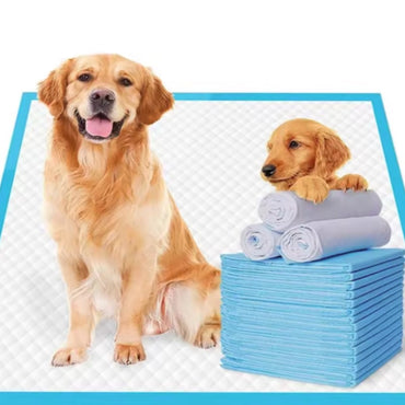 Tapetes Higiênicos Espessos Absorventes para Cães Filhotes à Prova de Vazamento Secagem Rápida Tapete de Urina Descartável