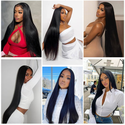 Mega Hair Tic Tac Liso Cabelo Humano 100% Não Processado Tic Tac Cabelo Humano Cabeça Completa Cabelo Virgem Brasileiro Real Tecido