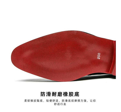 New In Red Bottom Shoes for Men Loafers Flock Solid Slip-On Party Men Dress Shoes Size 38-48 Free Shipping Men Shoes