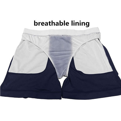 MAGCOMSEN Men's Swimwear Shorts Summer Quick Dry Swimming Trunks Surf Board Shorts Boxer Briefs Swimsuit Beach Sunbathing Shorts