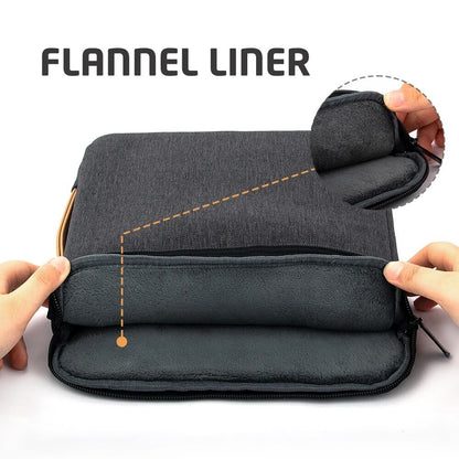 Protective Laptop Sleeve Case for 13.3 14 15.6 16 Inch New MacBook Pro M3 Max M2 M1 Slim Carrying Laptop Bag Men Women