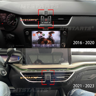 For Skoda Octavia/PRO 2016-2023 Adjustable Car Phone Holder Mobile Mount Gravity GPS Rotatable Navigation Bracket Accessories