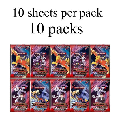 Novos jogos 4-36Pacote de Cartas Pokémon em Inglês Caixa de Booster Black Bolt White Flare Cartas de Batalha Pokémon Troca de Jogo Presente