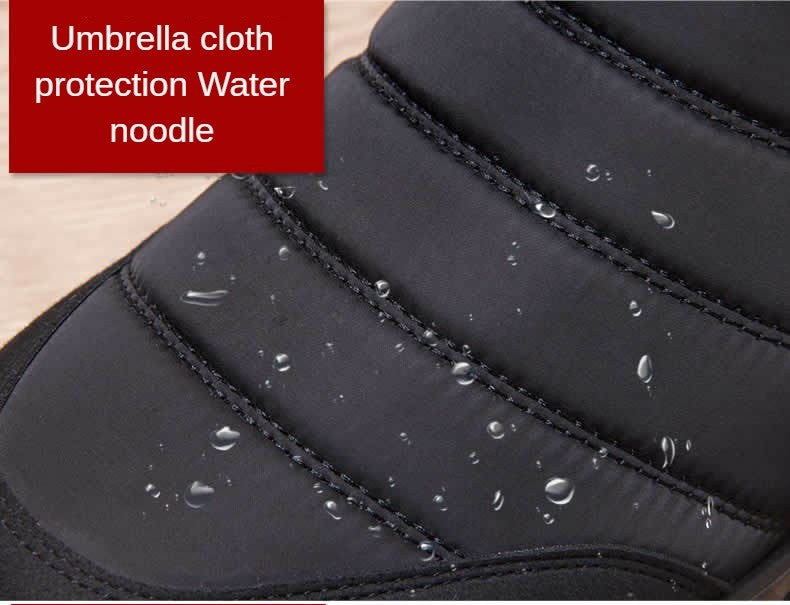 2025 Winter Men Ankle Snow Boot Waterproof Non Slip Shoe for Men Casual Keep Warm Plush Plu Size Couple Footwear Chaussure Homme