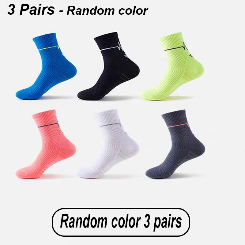 1/3Pair Professional Running Socks Men's Women Marathon Whiteline Cycling Socks Men Lady Sport Running Sports Socks