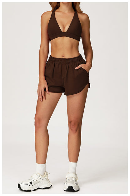 Yoga Shorts Women High Waist Workout Shorts Fitness Push Up Yoga Shorts Fitness Ladies Yoga Gym Running Short Pants Sportswear