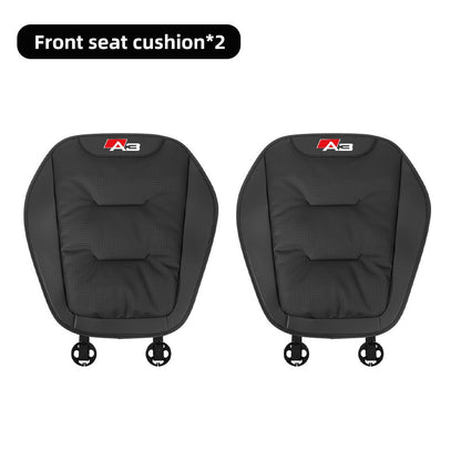 Leather Car Seat Cover Universal Four Seasons Car Front/Rear Seat Cushion for  Audi A1 A3 A4 A5 A6 A7 A8 Car Chair Protector Pad
