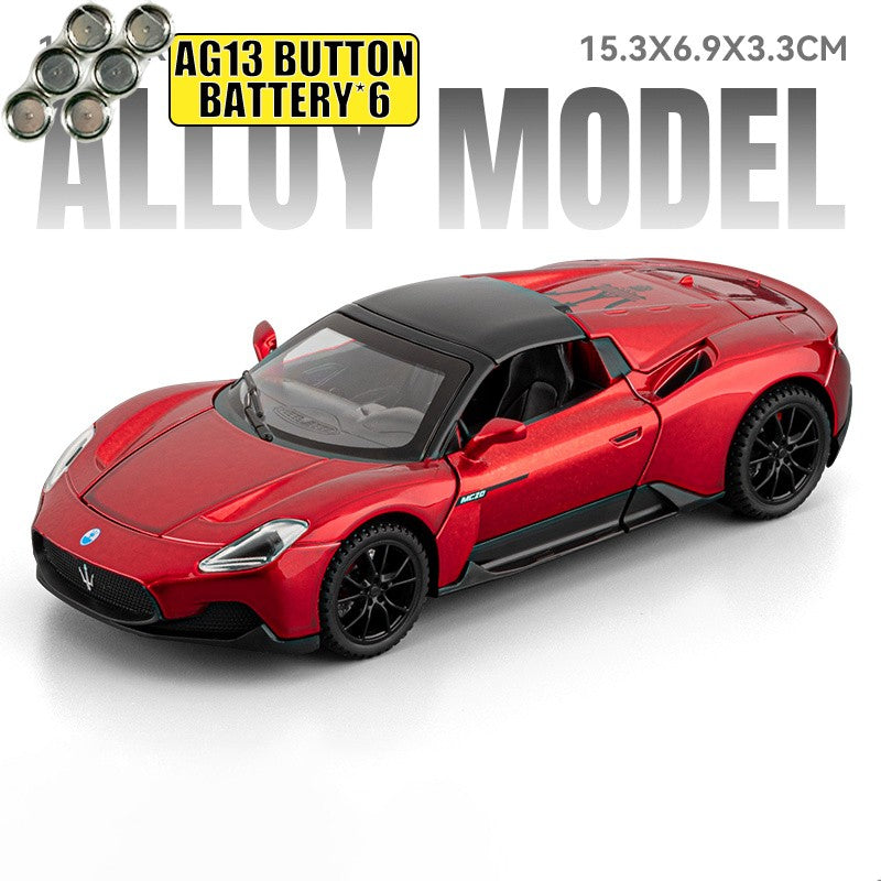 1:32 Maserati MC20 Supercar Alloy Diecast Model Car Boy’s High Simulation Miniature Holiday Present & Home Trendy Ornament Toys