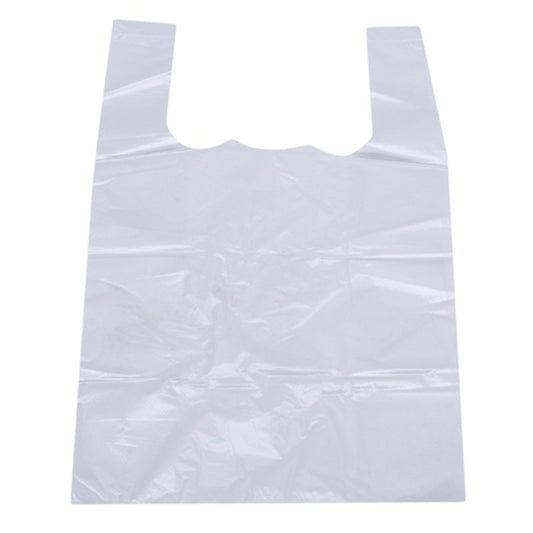 100pcs Transparent Bags Shopping Bag Plastic Supermarket Bags