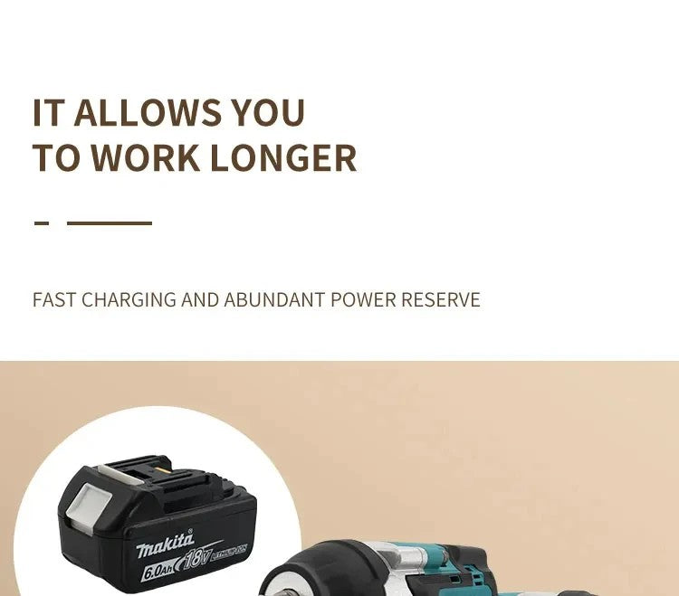 Makita DTW700 18V Chave Elétrica Sem Fio Sem Escovas Parafusadeira Furadeira Frete Grátis Ferramentas Elétricas de Alto Torque Chave de Torque