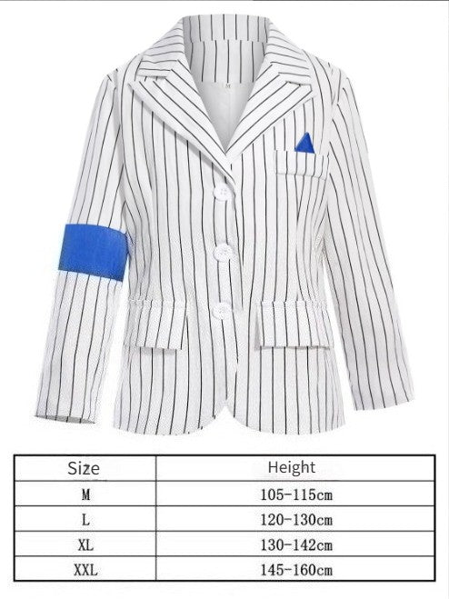 Children Michael Jackson Dancer Cosplay Suits for Kids Stage Performance Smooth Criminal MJ Cos Costumes Sets Kid Halloween