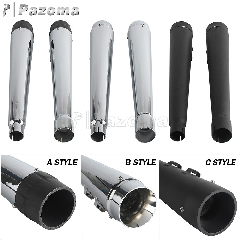 For Harley Touring Street Electra Glide Road King Special FLHRXS 2017-2023 Motorcycle Exhaust Muffler Slip-On Dual Exhaust Pipes