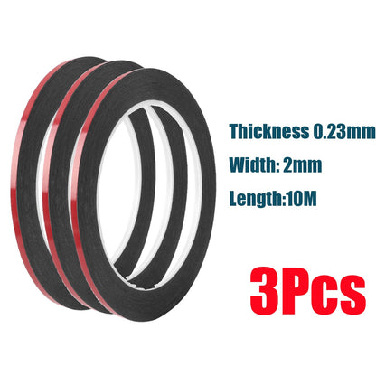 Fita Espuma de Dupla Face Fina 0,23mm para Celular Adesivo para Tela Curva Reparo de Moldura LCD Tampa Traseira para Samsung Xiaomi