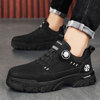 Summer Mens Casual Shoes Leather Men's Sneakers Comfortable Soft Male Wark Board Shoes Platform Shoe for Men ????????? ???????