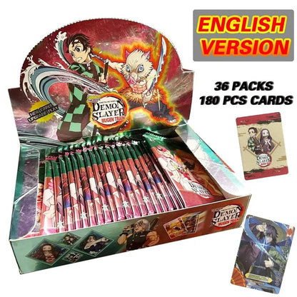 Flash Demon Slayer Cards Mugen Train SSP Card Ultra Rara Card Tanjirou Kamado Nezuko Card Coleção de Personagens