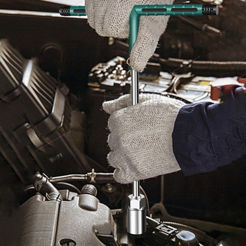 Chave de Torque de Soquete T de 6 a 19 mm Cabo de Borracha Chave Hexagonal Conjunto de Soquetes de Reparo para Mecânica Ferramenta de Oficina Mecânica Automotiva Ferramentas Manuais