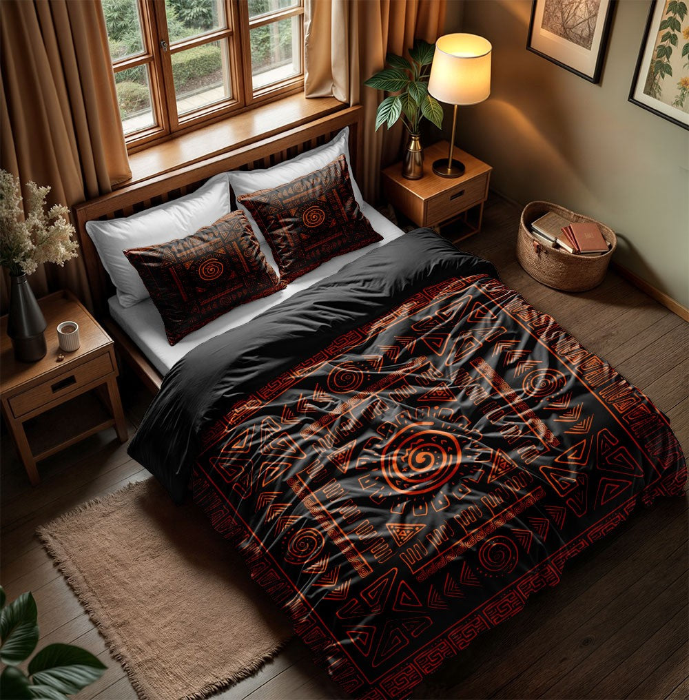 African Bologan Ethnic Duvet Cover Set EU Single Double King US Twin Full Queen Size Bed Linen Set