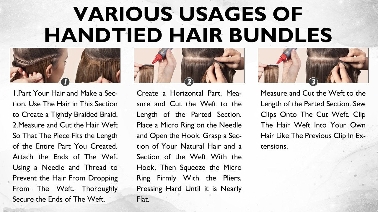 Full Shine Virgin Flat Silk Weft Sew In Hair Bundle Straight Human Hair Extensions 100% Real Human Hair Weft For Women For Salon