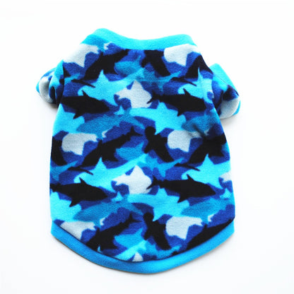 Roupas de Inverno para Cães de Estimação Chihuahua Casaco de Cachorro Filhote de Cachorro Roupas de Lã para Pug Teddy Estampadas Casacos Jaquetas Roupas Quentes para Animais de Estimação ????