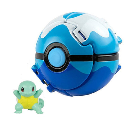 Pokémon Boneco Elf Ball Anime Personagem Desenhos Animados Pikachu Charizard Pocket Monster Pet Modelo Deformável Brinquedo de Ação Presentes Infantis