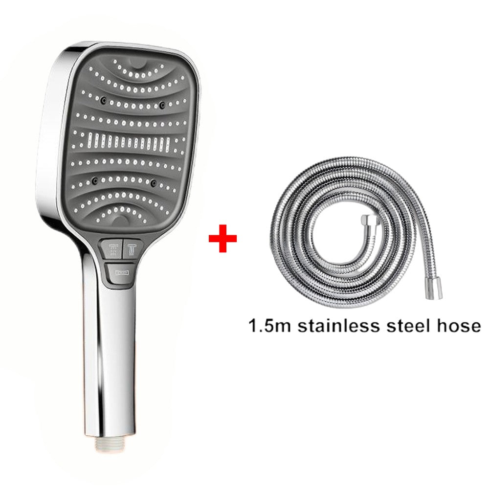 Chuveiro Turbo Pressurizado com 8 Modos, Painel Grande de 12cm, Chuveiro Econômico, Chuveiro com Filtro em ABS Reforçado à Prova de Explosão