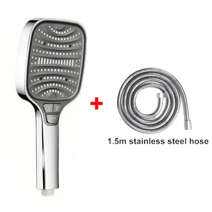 Chuveiro Turbo Pressurizado com 8 Modos, Painel Grande de 12cm, Chuveiro Econômico, Chuveiro com Filtro em ABS Reforçado à Prova de Explosão