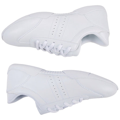 BAXINIER Girls Cheer Shoes for Women White Cheerleading Dance Sneakers Youth Shool Walking Shoes Athletic Training Tennis