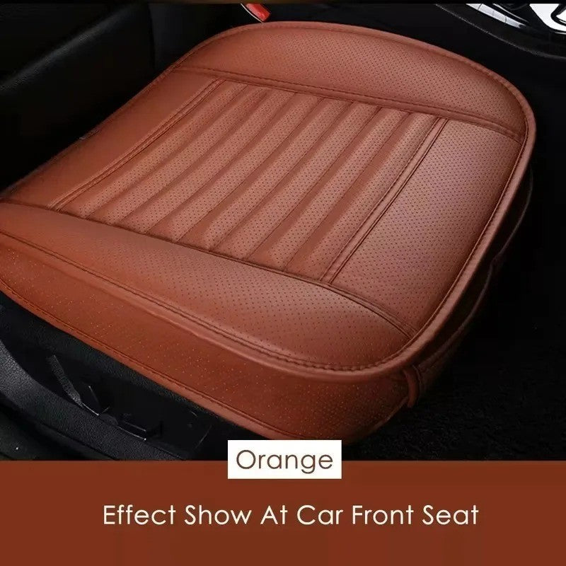Car Seat Covers Protectors,Luxury PU Leather Breathable Car Interior Seat Cushion Pad Mat for Sedan SUV Truck Jeep Mini Van