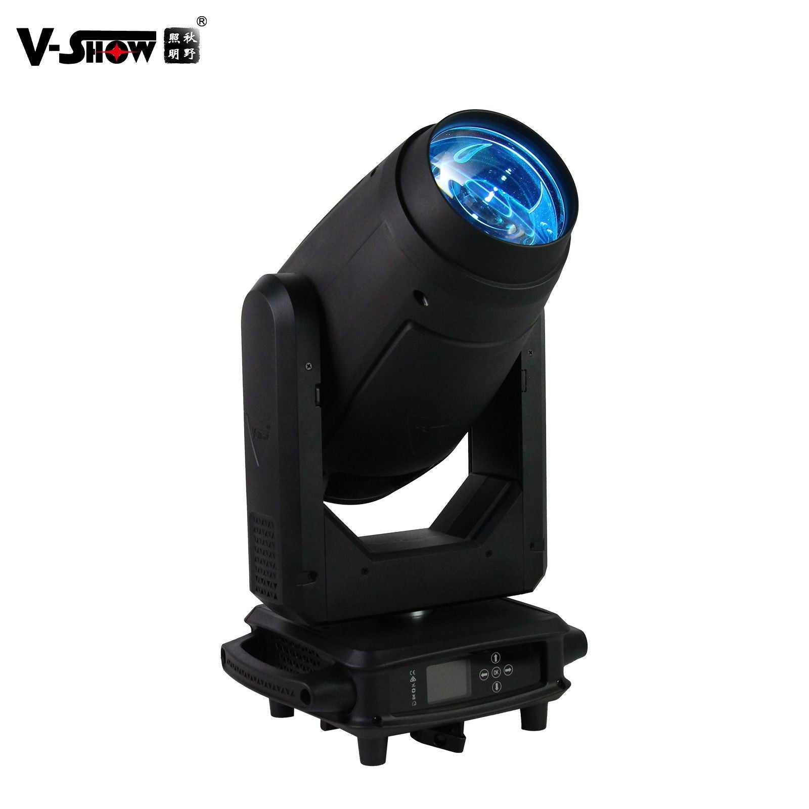 VSHOW 2pcs S712 With Folding Clamp With Flightcase Led Module 450W Beam Spot Wash BSW 3in1 With Zoom CMY CTO Moving Head Light