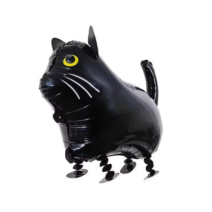 4Pcs Walking Cat Balloons Animal Pet Cat Balloons Cat Balloons for Kids Birthday Party Pet Cat Theme Birthday Party Decorations