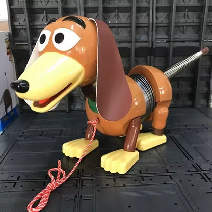 Boneco Toy Story Anime Slinky Dog com Som de 20cm, Figuras de Ação Dachshund, Modelo Criativo, Presente de Aniversário para Crianças