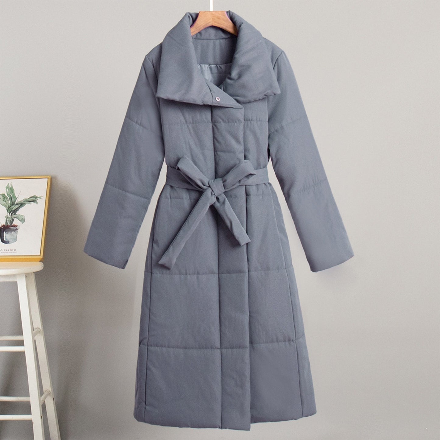 New Winter Women's Large Quilt Cotton Clothes Fashion Loose Long Overcoat Warm Cotton Jacket Female Cold Padded Jacket ?? ????