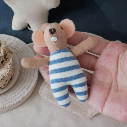 2025 Baby Plush Toy Comforts Sleeping Cute Rabbit, Bear, Mouse Baby Girl Doll, Cloth Doll Doll