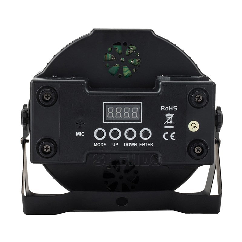 SHEHDS 1pcs LED 7x12W  Par Light 7x18W RGBWA+UV Moving Head Light Wash DMX 512  DJ Dicso Nightclub Party Christmas Audience