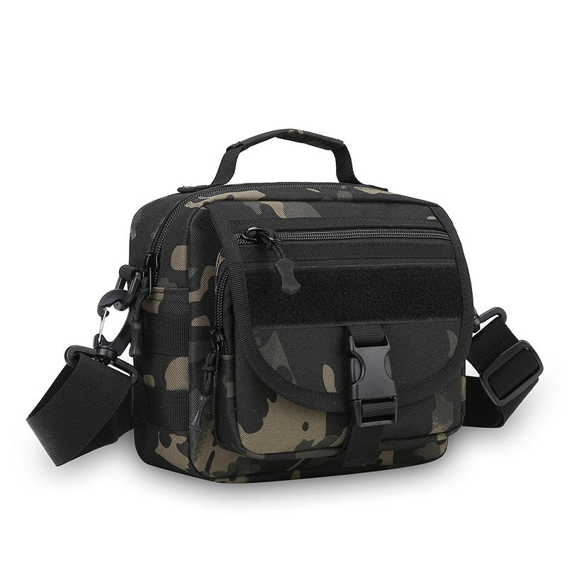Tactical Messenger Pouch Men's Vintage Camouflage Army Crossbody Bag Nylon Single Shoulder Bag Chest Pack Sling Hunting Bag