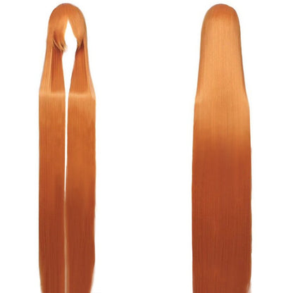 cosplay wig, ancient costume, men and women, long straight hair, anime, colored hair Synthetic fiber wig
