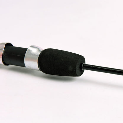 Cana de Pesca de Gelo de Inverno com Carretilha, Alimentador Mini Dobrável para Exterior, Vara de Pesca Telescópica Giratória para Gelo, Conjunto de Carretilha de Pesca