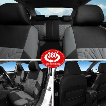 Universal Car seat cover auto Seat Cover 3D Printed Embroidered Fashionable Automotive Interior