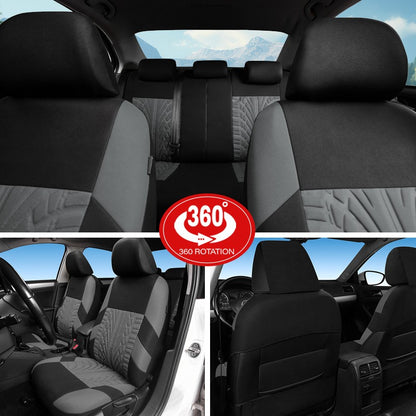 Universal Car seat cover auto Seat Cover 3D Printed Embroidered Fashionable Automotive Interior