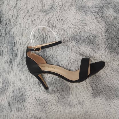 Women Sandals Sexy Open Toe Ankle Strap High Heels Ladies Shoes Buckle 9cm Mid Thin Heel Summer Party Wedding Shoes Plus Size